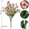 thumbnail image 5 of ZOELNIC 12 Bundles Artificial Fake Flowers Outdoors, Realistic UV Resistant Faux Plants with Silk Flowers for Outside Planters Window Box Front Porch Summer Decoration, 5 of 7