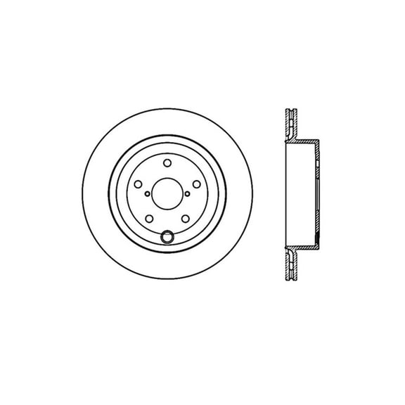 StopTech 126.47030SL StopTech Sport Rotors; Rear Left; Fits select: 2015-2017 SUBARU WRX, 2017 SUBARU BRZ