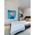 thumbnail image 4 of Marmont Hill "Pool Float" By Molly Rosner Painting Art Print On White Wood, 40.0" x 1.5", 4 of 7
