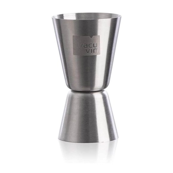 Jigger Doble Medidor de Alcohol Plata Vacu Vin 78323606