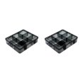 thumbnail image 2 of Dalazy Boîte de Rangement pour Vis en Plastique Multi-Compartiments 9 Compartiments L Petit Ou Grand 2Set, 2 of 6