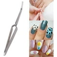 thumbnail image 2 of YIMART Nail Professional Tools Multi-Function Nail Art Rhinestones Decoration Picking Clip Nipper Stainless Steel Tweezers, 2 of 9