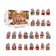 thumbnail image 3 of Puntoco Calendario de cuenta regresiva de Navidad con colgante de acrílico, regalo festivo Liquidación de adornos de decoración interior y exterior en Navidad, 3 of 5