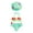 Green, variant on Infant Baby Girl Flower Swimsuit 3Pcs Halter Triangle Tops Ruffle Bottoms Sun Hat Bikini Set Bathing Suit Swimwear
