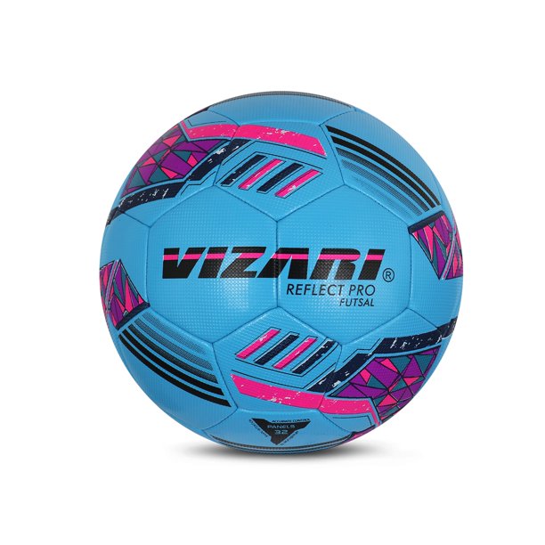 Balón de fútbol Vizari Reflect Pro, talla 4, cosido a mano en TPU