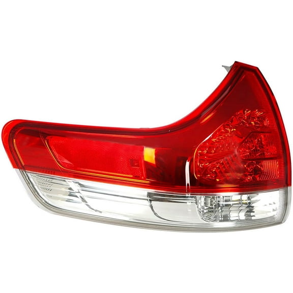EPOTOOR LH Left Driver Side Outer Tail Light Replacement for Toyota Sienna 2011-2014 Tail Lamp 8156008030 TO2804107