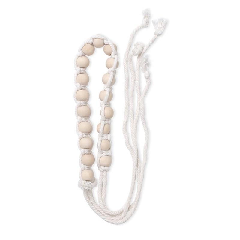 Large Natural Cotton Tassel Curtain Tie Backs Cord Ties Rope Fabric