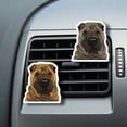 thumbnail image 5 of WIRESTER Car Air Freshener Fragrance Vent Clip Interior Decoration for Cars with Lemon Scented Pad - Gray Shar Pei Dog, 5 of 7