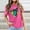 Hot Pink, variant on Women Tshirts Vintage 80S Music Graphic Short Sleeve Round Neck Soft Blouse Women Blouses Grey XXL