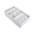 thumbnail image 4 of Shangren Folded Drawer Organizer Drawer Organizer Tray for Kitchen Utensils Home Desk White 3 Tier, 4 of 8