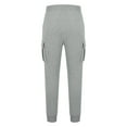 thumbnail image 3 of Cargo Jogger Sweatpants for Men Drawstring Elastic Waist Joggers Workout Pants for Tall Men Athletic Pants with 4 Pockets, Gray, M, 3 of 5
