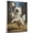American Eskimo, variant on Plott Hound Dog Playing Volleyball Stretched Canvas Size 8x12 – Sports Dog, Perfect for Animal Lovers, Plott Hound Dog Canvas, Volleyball Canvas Size Wall Art