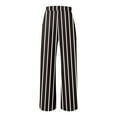 thumbnail image 6 of XuJwPNcy Wide Leg Pants Woman Fashion Striped Print Cropped Trousers Casual Comfy High Waist Palazzo Pants, 6 of 6
