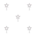 thumbnail image 1 of Monstrate Árbol de Navidad Topper Star Top Decoración Exquisito Ornamento Hogar Type2 NO2, 1 of 6