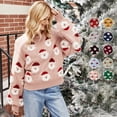 thumbnail image 4 of Traje navideño, suéter de punto con cabeza de anciano, suéter cálido de invierno, ropa de estilo versátil, 4 of 5