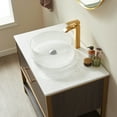 thumbnail image 7 of Vinnova Rubi 15.6" Clear Crystal Glass Round Bathroom Vanity Vessel Sink Bowl, 7 of 7