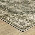thumbnail image 5 of HomeRoots 510654 8 x 10 ft. Blue & Beige Oriental Printed Stain Resistant Non Skid Rectangle Area Rug, 5 of 5