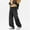 Black, variant on Cargo Pants for Men Outdoor Waterproof Shell Pants with Multi-Pockets Loose Lightweight Pants for Adventure