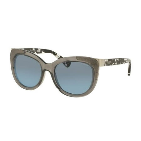 - COACH Sunglasses HC8171 536817 Dark Gray Crystal/Black Crystal Mosaic 56MM