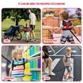 thumbnail image 4 of Correa para bebés, niños y niñas, arnés de seguridad ajustable, correa para bebés de 1 a 4 años, perfecta para viajes a Disney, aeropuertos, centros comerciales, zoológicos y niños con autismo, 4 of 5