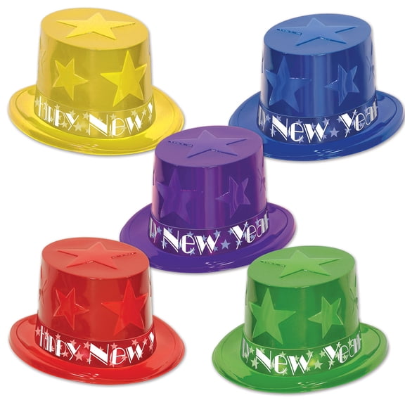 New Year Star Toppers, (25/Pkg)