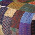 thumbnail image 2 of Ox Bay Multicolored Oversized Kantha Pouf, 2 of 3