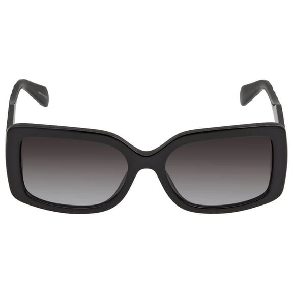Michael Kors Corfu Dark Gray Gradient Rectangular Ladies Sunglasses MK2165 30058G 56