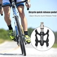 thumbnail image 1 of 1 par de pedales de bicicleta plegables MTB bicicleta de montaña ciclismo Pedal de liberación rápida, 1 of 3