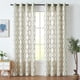 thumbnail image 2 of Cortinas Jinchan, mezcla de lino bohemio, color beige, 214 cm de ancho x 213 cm de largo, 2 paneles, 2 of 9