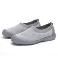 thumbnail image 2 of nuevos zapatos grandes de verano para mujer, zapatos para madre de mediana edad, zapatos de mujer tejidos transpirables para niñas, zapatos planos de playa informales de malla, 2 of 5