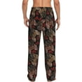 thumbnail image 3 of Daiia Hearts and French Bulldog Men's Sleep Pant with Pockets and Drawstring,Pajama Pants-Small, 3 of 9