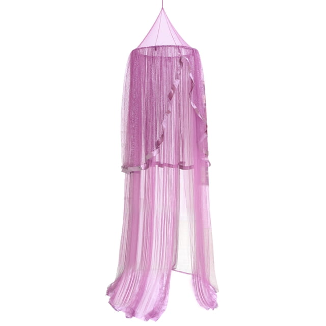 Princess Castle Round Dome Bed Canopy Mosquito Net Elegante malla y encaje