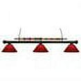 thumbnail image 2 of Z-Lite Shark 3 Light Billiard Light in Matte Black, 2 of 2