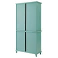 thumbnail image 6 of Linon Largo Display Cabinet - Antique Turquoise, 6 of 6