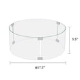 thumbnail image 2 of VENTOPYR Outdoor Fire Pit Glass Wind Guard, 2 of 5