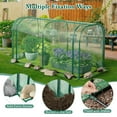 thumbnail image 5 of Patiojoy Portable Mini Greenhouse 47" x 22" x 24" Outdoor Green House with Roll-Up Door Green, 5 of 8