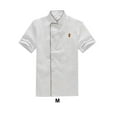 thumbnail image 2 of VONKY Polyester Wide Application Cooking Coat For Professional Chefs Unisex Chef Coat Uniform white（short sleeve） L, 2 of 6