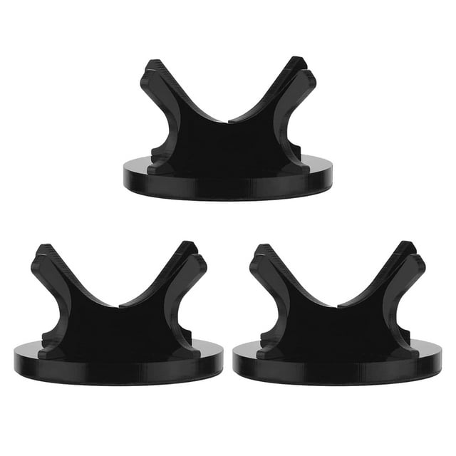 Eigraketly Soporte de acrílico para béisbol deportivo de 3 piezas Deportes y aire libre Negro Eigraketly OD025149-02B