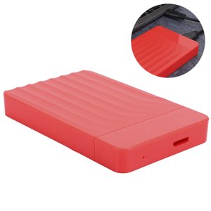 HDD Boîte, HDD Pièce jointe USB État solide SSD HDD Cas, soutiens 1TB/2TB/4TB/12TB Boîtier de disque dur pour OS X Ordinateur rouge