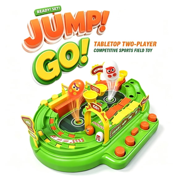 Marble Race Tabletop Game for 2 Player, Obstacle Course DIY Building Track Toys for Kids Family Interaction