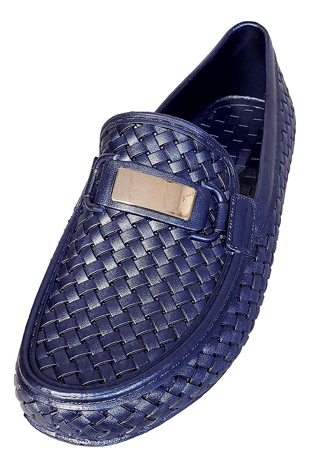 Mens Water Shoe Floater Loafers Classic Look Drivers 7 US M Mens, Blue - image 2 of 7