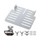 thumbnail image 1 of Kit de montaje de soporte para ventilador de estufa de leña. Fácil instalación. Suministros de fijación convenientes. Soporte para fijar ventilador, 1 of 8
