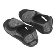 thumbnail image 4 of 1 par de zapatos para diabéticos, zapatillas para diabéticos ajustables de felpa de punto antideslizantes para mujeres embarazadas mayores L se adapta a tallas 43-44, 4 of 5