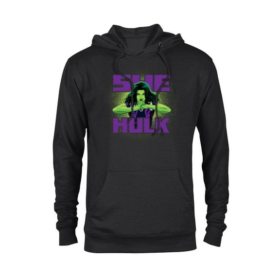 Marvel Studios She-Hulk is Ready for Anything Disney  - Pullover Hoodie for Adults - Customized-Black