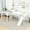 White, variant on White Color | L-Shaped Loft Bed with Ladder and Slide for Creating Extra Under-Bed Space | Enjoy Stability and Bedtime Entertainment