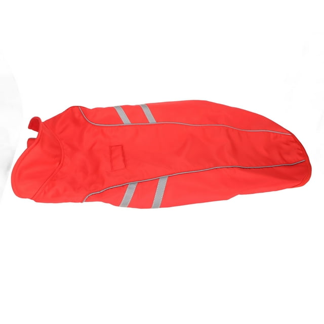 Vestimenta de perro reflectante para perros ropa impermeable roja de perro Ajustable de alta Visibilidad para actividades de las actividades al aire libre para caminar