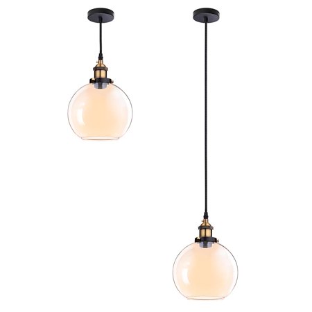 Amber Tiffany Ceiling Light (Yescom Vintage Industrial 7.9
