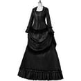 thumbnail image 4 of Steampunk Victorian Gothic Bustle Dress Gown Costume Edwardian Evening Dress, 4 of 7