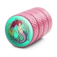 thumbnail image 2 of Mermaid Holding Trident Circle Art Nouveau Kelp Tire Rim Wheel Aluminum Valve Stem Caps - Pink, 2 of 8