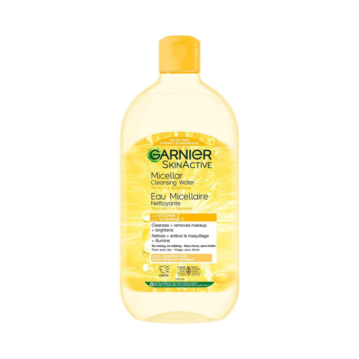 Garnier Micellar Water, Makeup Remover, All-In One Cleanser, with Vitamin C